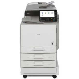 ricoh mp c5503 driver set to print to tray 3 but does not