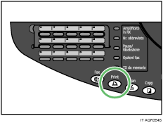 illustrazione dei tasti del pannello