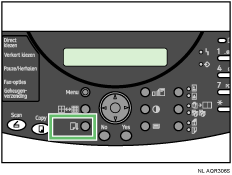 afbeelding toetsen bedieningspaneel
