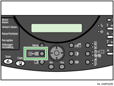 afbeelding toetsen bedieningspaneel