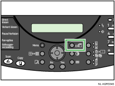 afbeelding toetsen bedieningspaneel