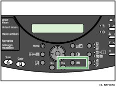 afbeelding toetsen bedieningspaneel