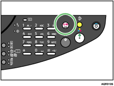 ilustração das teclas do painel