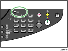 ilustração das teclas do painel