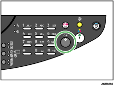 illustration des touches du panneau