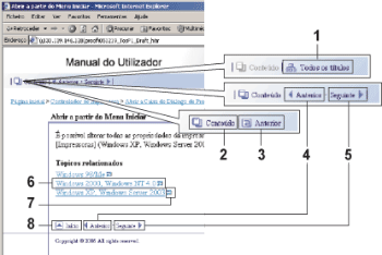 Navegação no ecrã