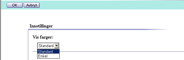 Innstillingsvindu