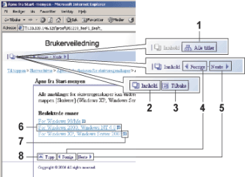Navigering på skjermen