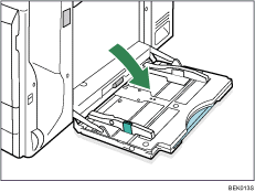 Paper tray illustration