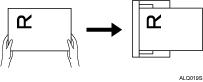 Illustration of Original orientation setting