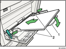 Bypass tray illustration