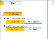 Operation panel screen illustration