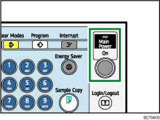 Operation switch illustration