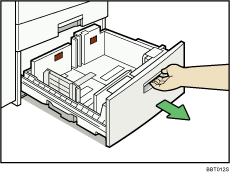 Large capacity tray illustration