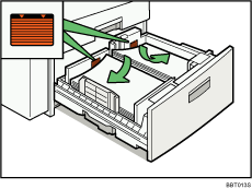 Large capacity tray illustration