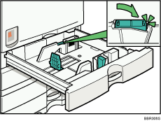 Paper tray illustration