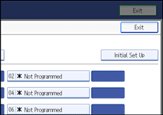 Operation panel screen illustration