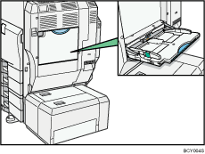 Bypass tray illustration