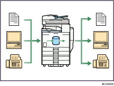 Illustration of utilizing stored documents