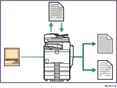 Illustration of preventing an unauthorized copy