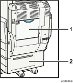 Main unit illustration numbered callout illustration