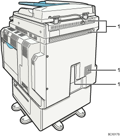 Main unit illustration numbered callout illustration