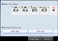 Operation panel screen illustration