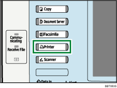 Printer key illustration