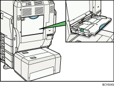 Bypass tray illustration