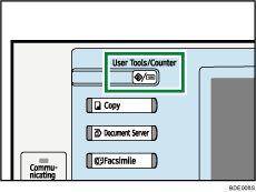 User Tools/Counter key illustration