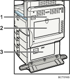 Main unit illustration numbered callout illustration