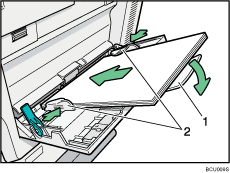 Bypass tray illustration