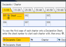Operation panel screen illustration