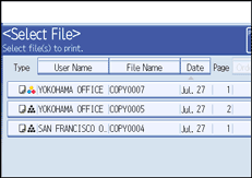 Operation panel screen illustration
