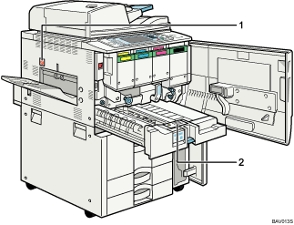 Main unit illustration numbered callout illustration
