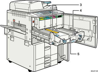 Main unit illustration numbered callout illustration