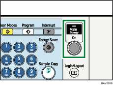 Operation switch illustration