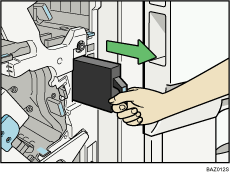 Punch waste box illustration