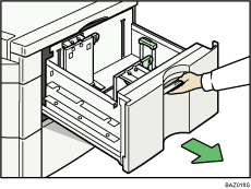 Wide large capacity tray illustration