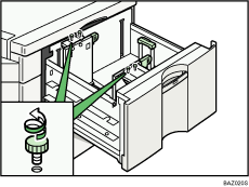 Wide large capacity tray illustration