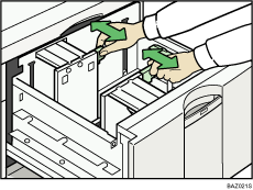 Wide large capacity tray illustration