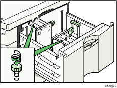 Wide large capacity tray illustration