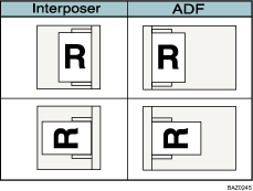 Illustration of paper orientation in the interposer