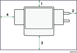 Illustration of access to the machine numbered callout illustration