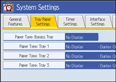 Operation panel screen illustration