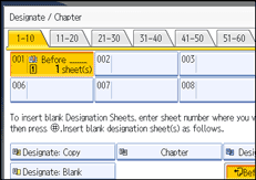 Operation panel screen illustration