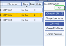Operation panel screen illustration