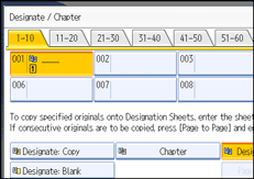 Operation panel screen illustration
