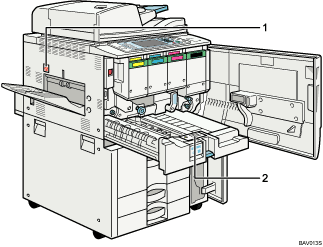 Main unit illustration numbered callout illustration