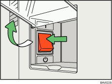 Main power switch illustration